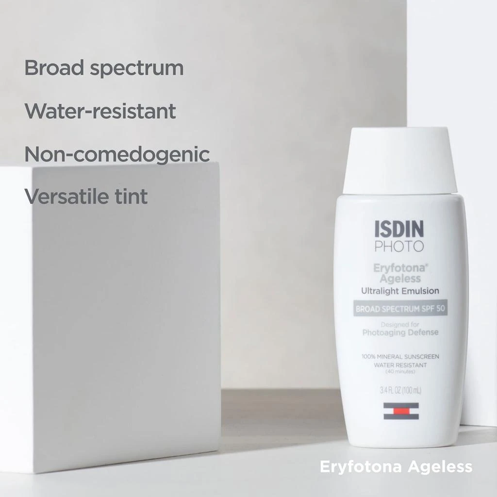 ISDIN ISDIN Eryfotona Ageless Ultralight Tinted Mineral SPF 50 Sunscreen 100ml 7