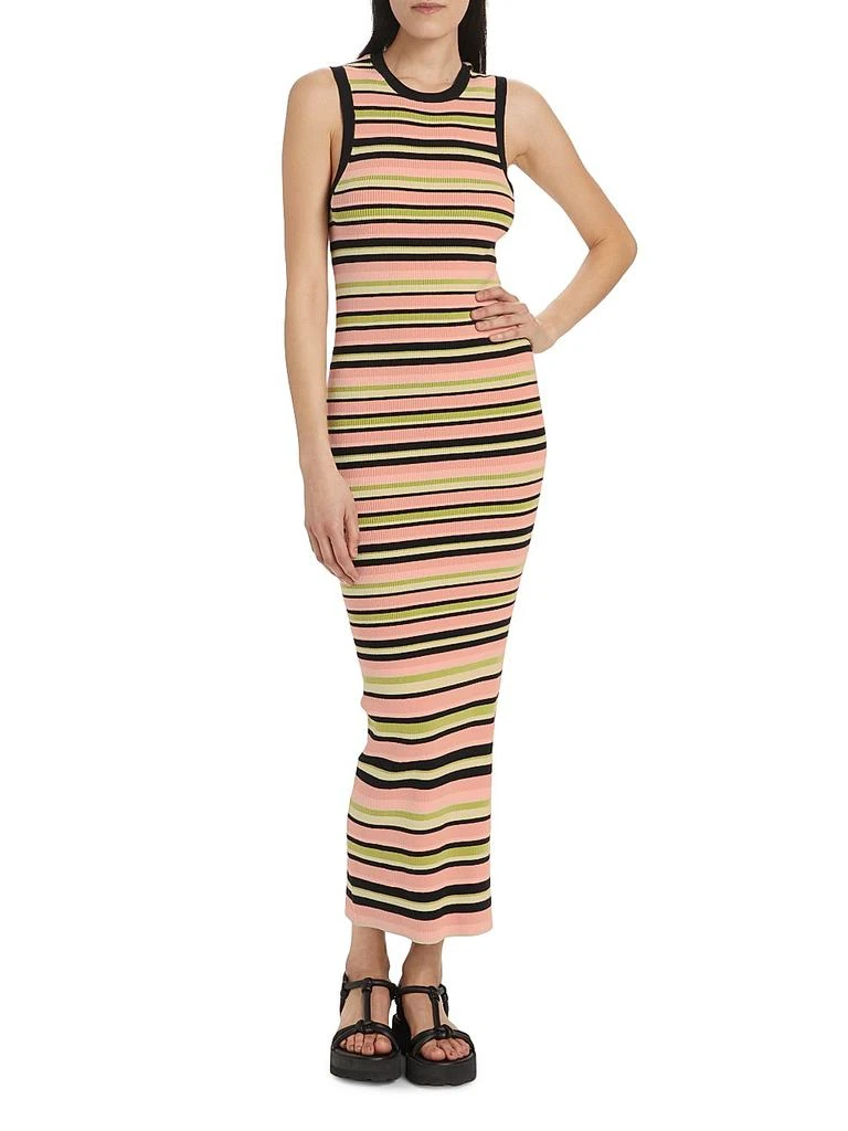 ATM Anthony Thomas Melillo Striped Knit Maxi Dress 2
