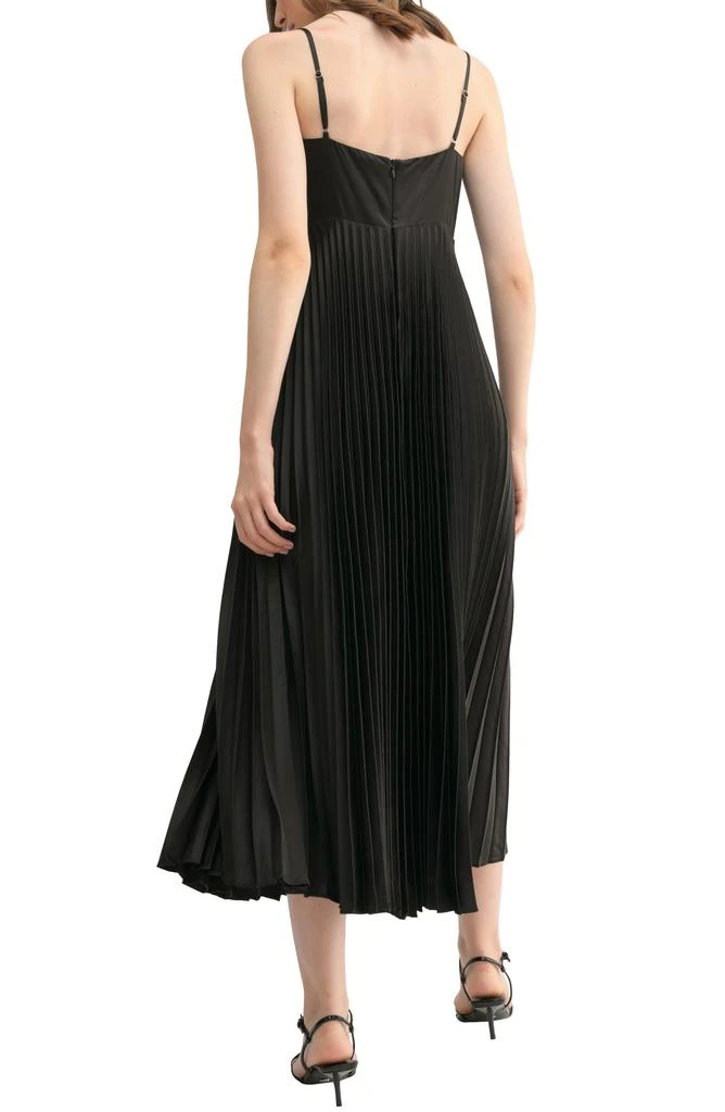 knee length dresses for ladies Mauve Square Neck Puff Sleeve Satin Midi Dress