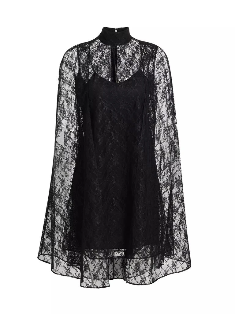 Rodarte Floral Lace Cape Minidress 1