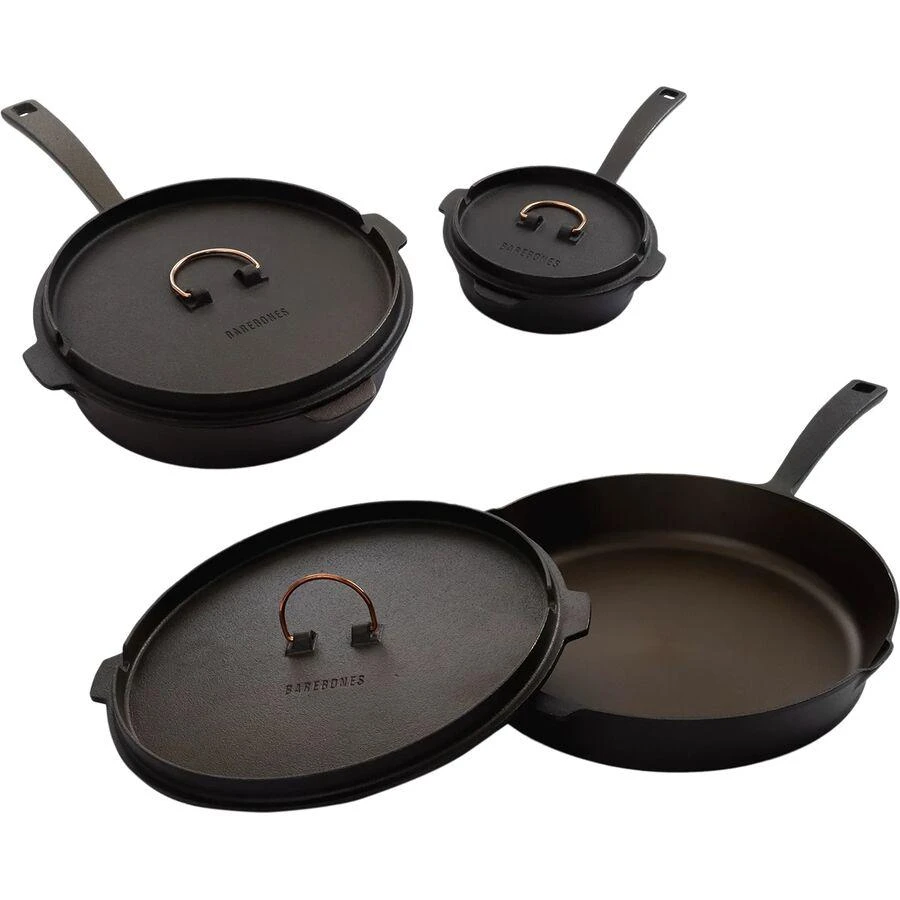 Barebones All-In-One Cast Iron Skillet