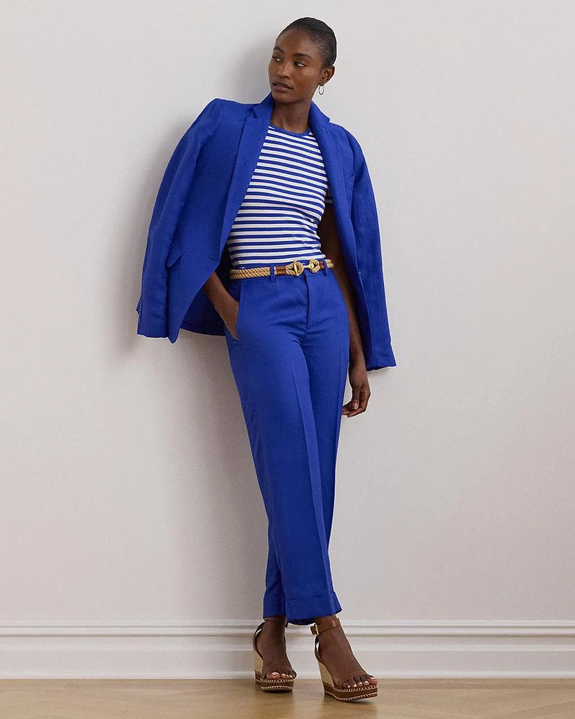 Ralph Lauren Linen Blend Twill Cropped Pant 2