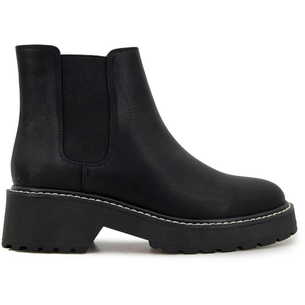 XOXO Glo 2 Womens Leather Round Toe Chelsea Boots 2