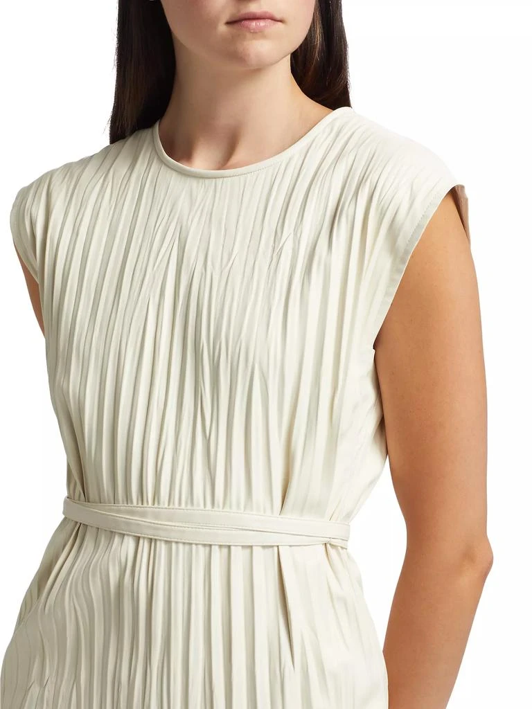Proenza Schouler Lyra Pleated Faux-Leather Top 6
