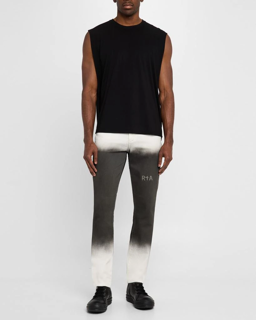RTA Men's Bryant Bicolor Skinny Jeans 2
