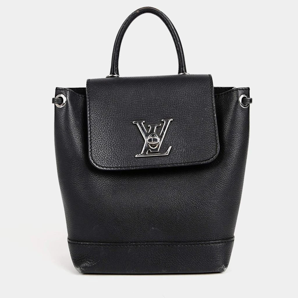 Louis Vuitton Louis Vuitton Black Caviar Leather Lockme Backpack 2
