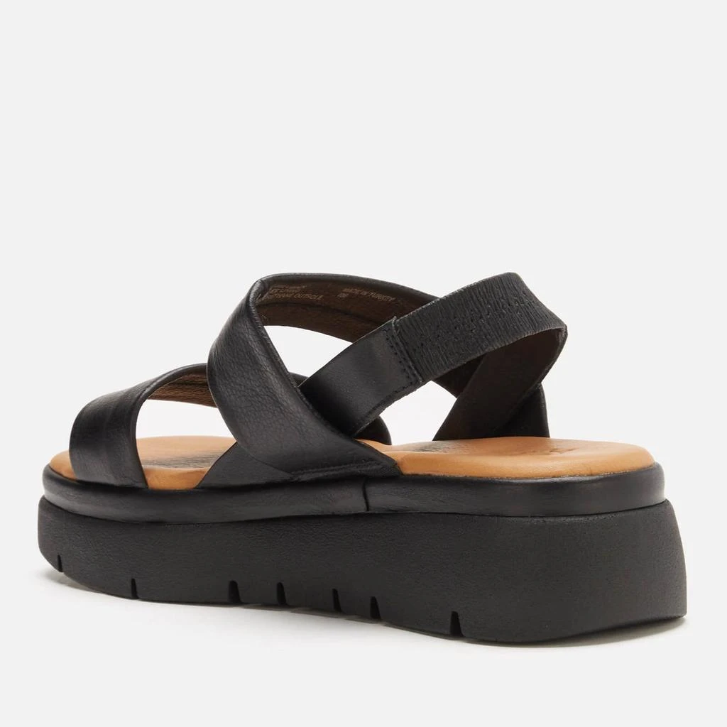 Dune Dune London Women's Location Leather Flatform Sandals - Black 2