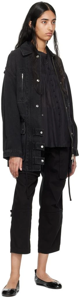 Isabel Marant Black Joanna Denim Jacket 4