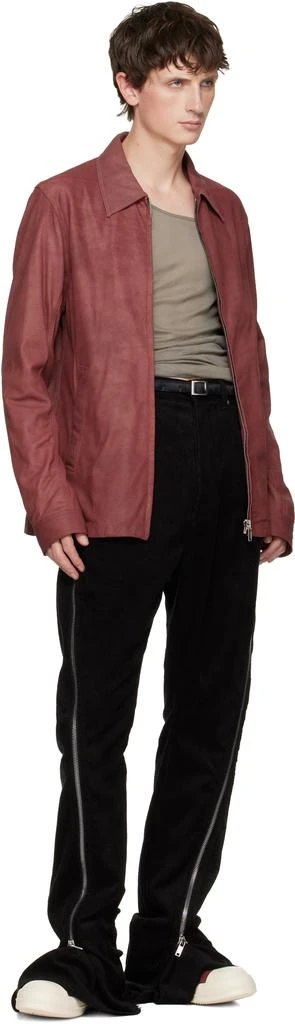 Rick Owens Pink Concordians Low Sneaks Sneakers 5