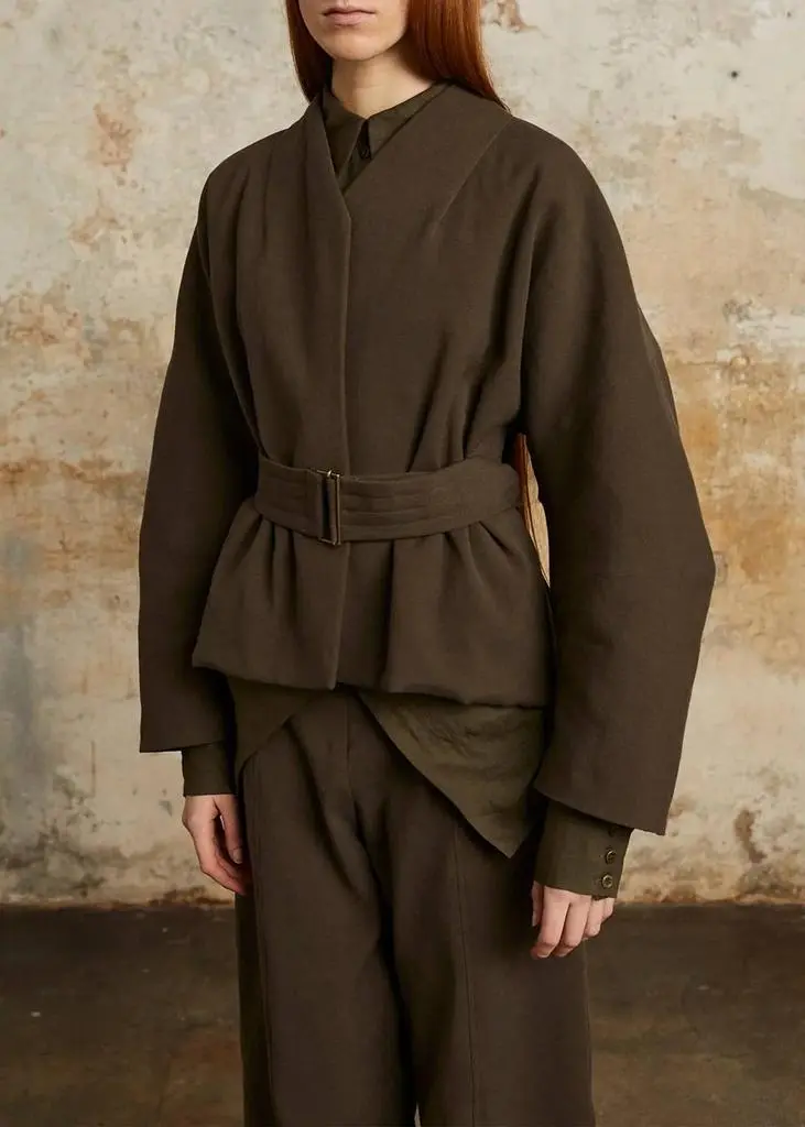CORTANA Cortana - Bawa Belted Wool Jacket