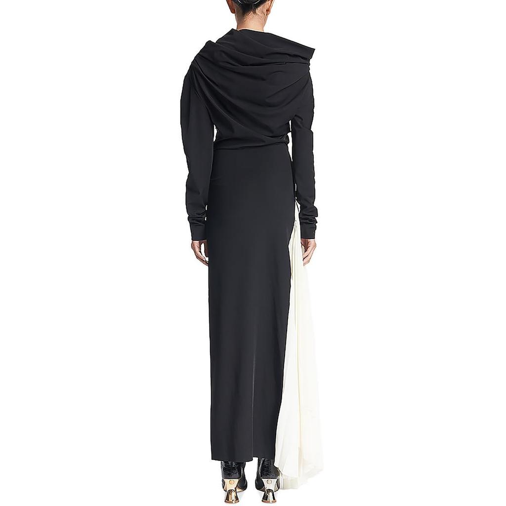 A.W.A.K.E MODE Womens Long Side-Slit Maxi Dress