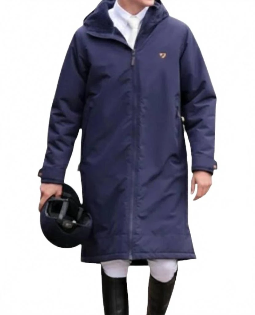 AUBRION Unisex All Weather Robe In Navy