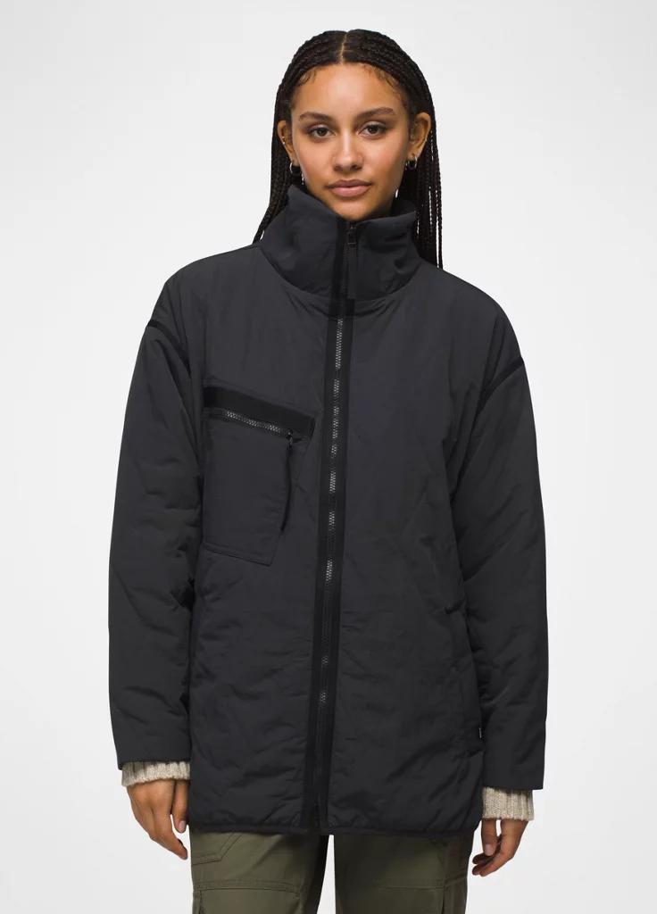 Prana Womens prAna Encinitas Field Coat - Charcoal