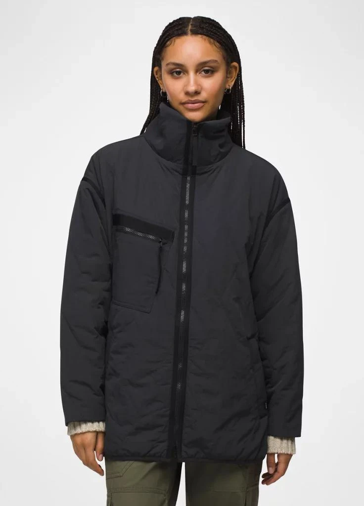 Prana Womens prAna Encinitas Field Coat - Charcoal 1