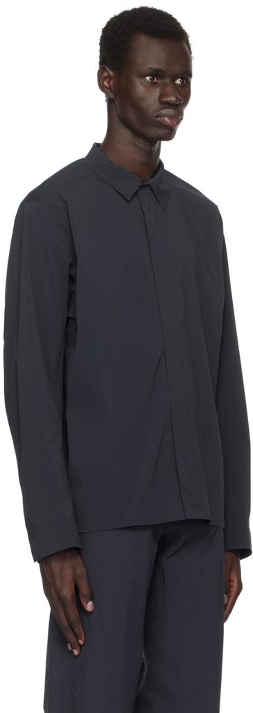 Veilance Navy Metry Shirt