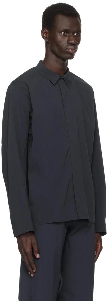 Veilance Navy Metry Shirt 2