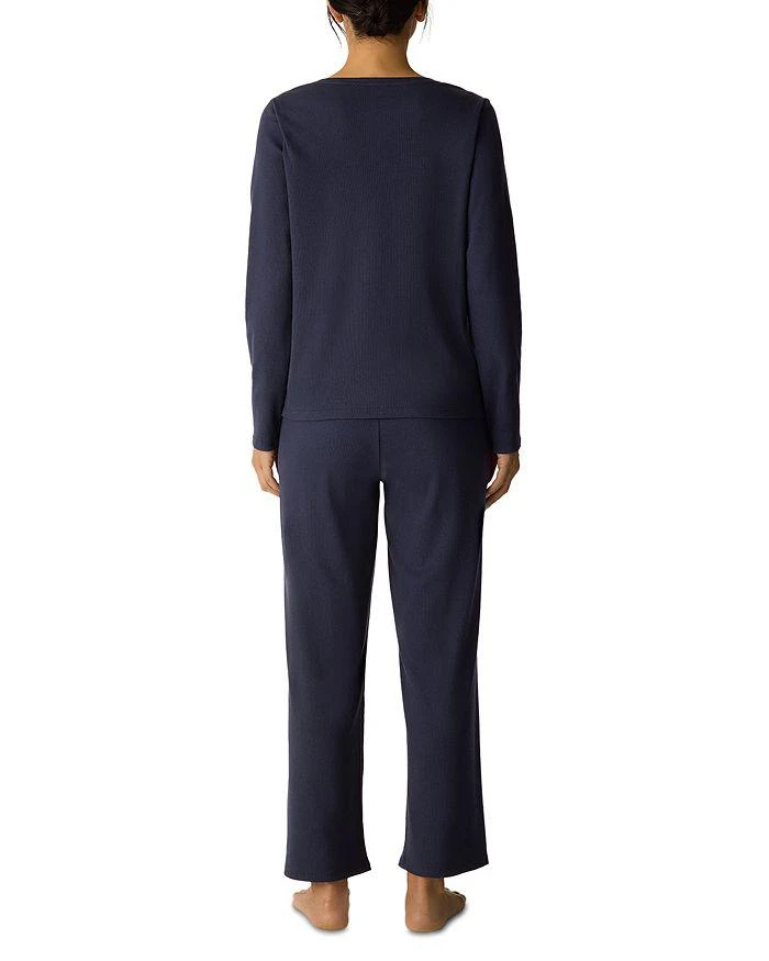 Eileen Fisher Ribbed Henley Ankle Sleep Set 2