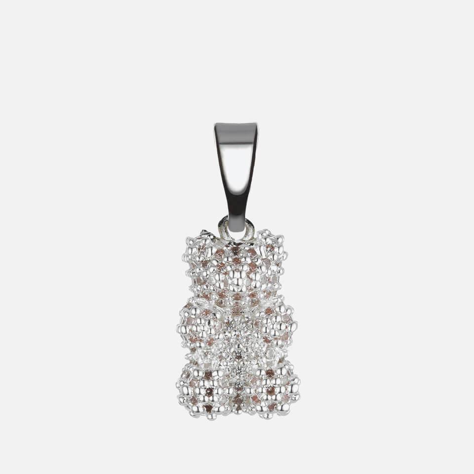Crystal Haze Crystal Haze Women's Pave Silver Nostalgia Bear - Silver