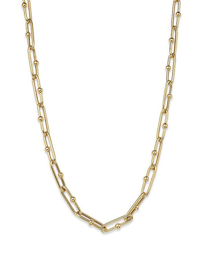 Alberto Amati 14K Yellow Gold Paperclip Link Chain Necklace, 18"