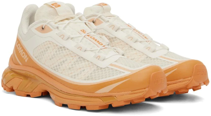 Salomon Orange & Off-White XT-6 FT Sneakers 4
