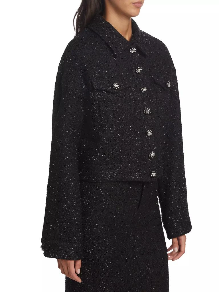 Self Portrait Bouclé Oversized Jacket 4