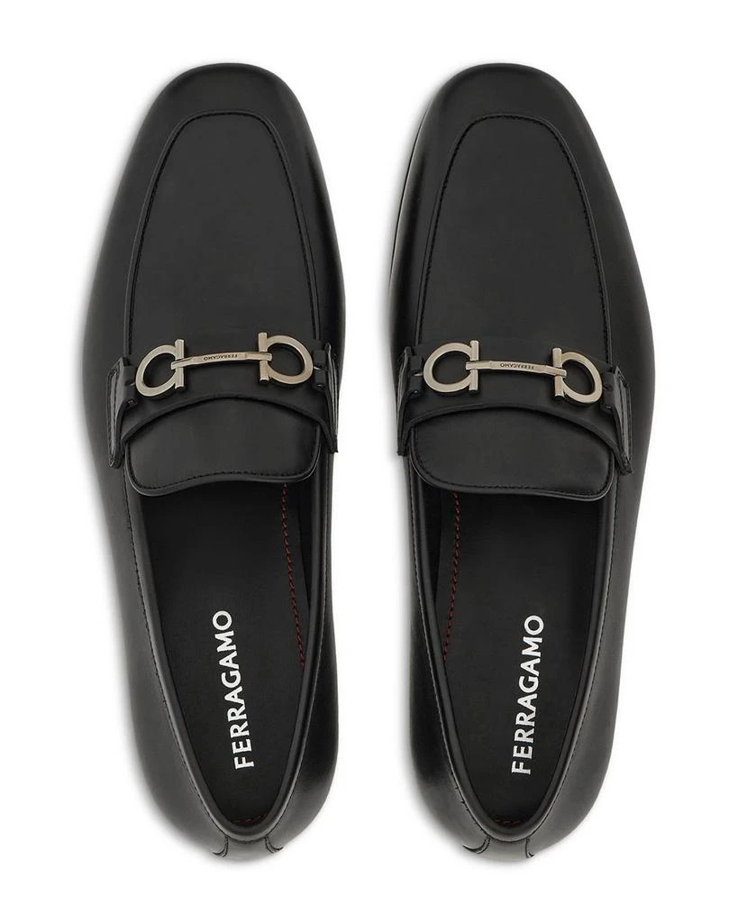 Salvatore Ferragamo Men's Balty Gancini Leather Loafers 2