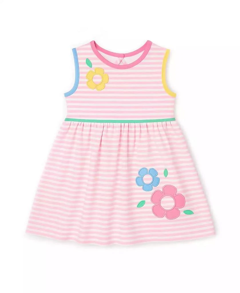 Florence Eiseman Little Girls Stripe Knit Dress With Flowers