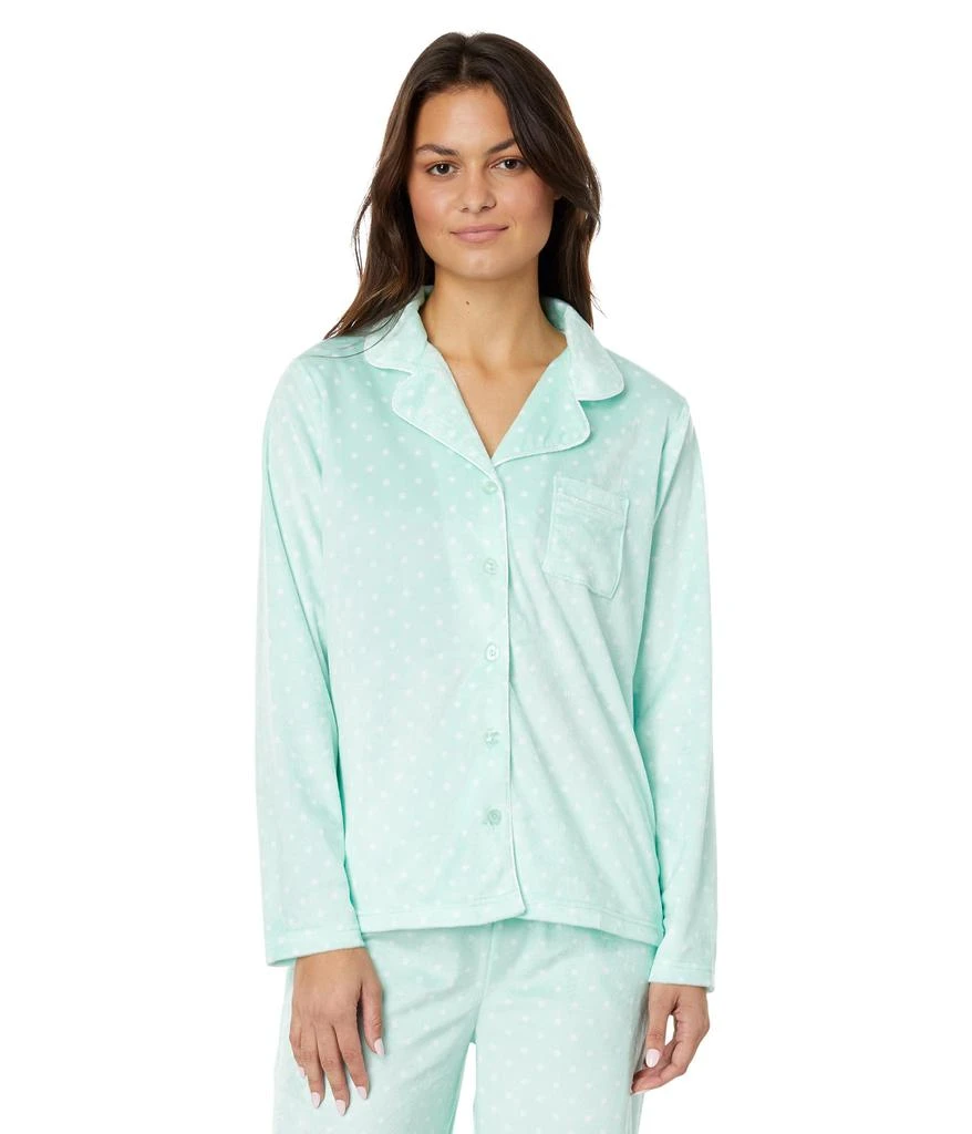 Karen Neuburger Novelties Long Sleeve Minky Fleece Girlfriend PJ Set with Socks 2