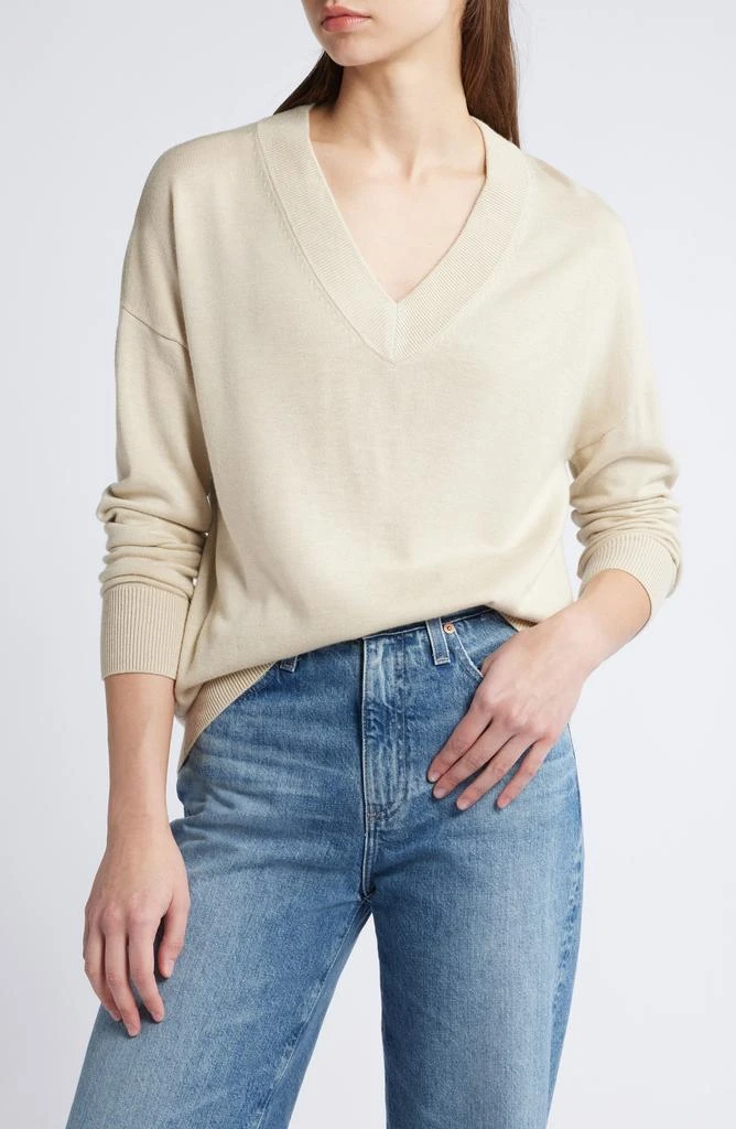 Treasure & Bond Relaxed V-Neck Sweater 1
