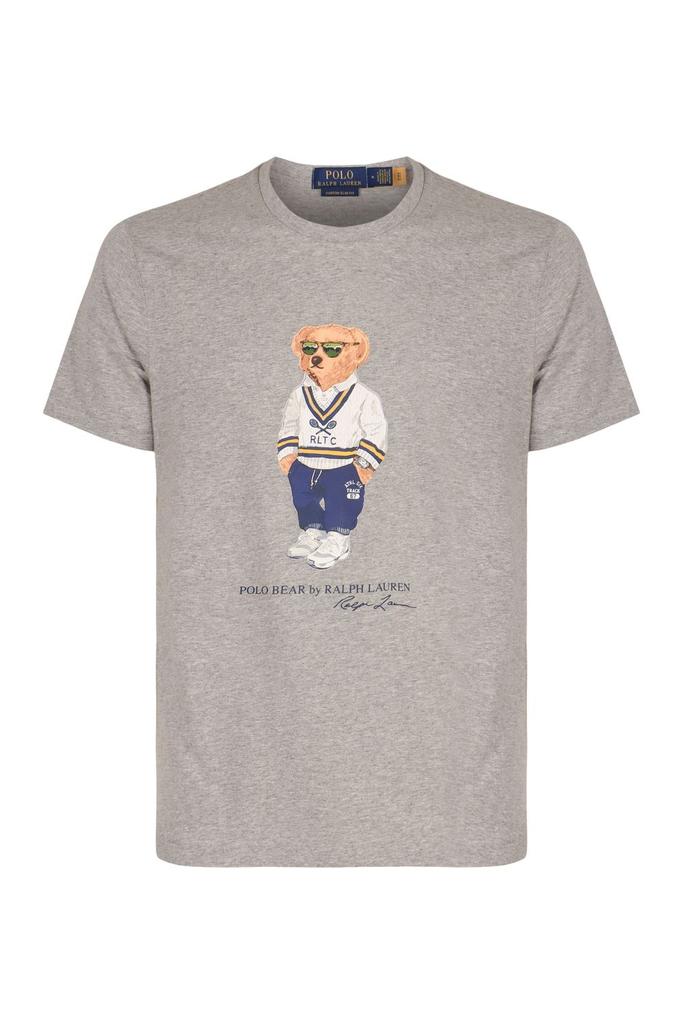 【送料&関税込】Polo Ralph Lauren Polo Bear Printed T-shirt Polo Ralph Lauren Polo Bear-print T-shirt | White | FARFETCH