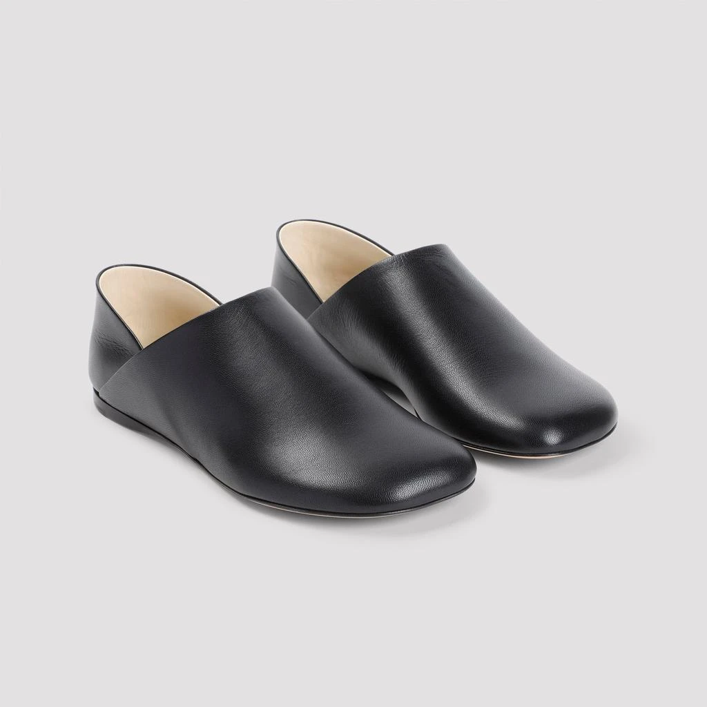 Loewe Black Toy Goat Skin Slippers 5