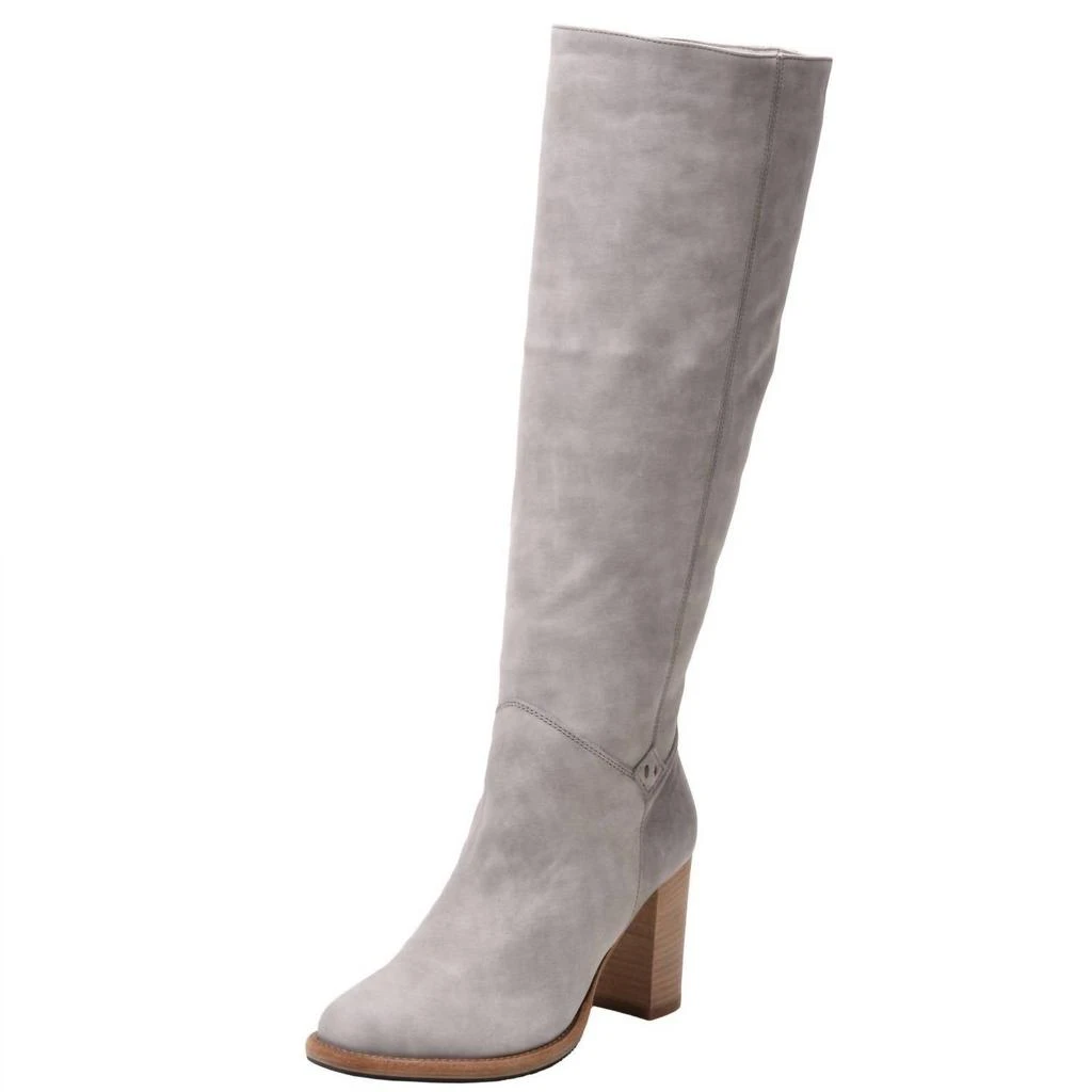 Ross & Snow Michela Weatherproof Leather Tall Boot In Morning Dove 3