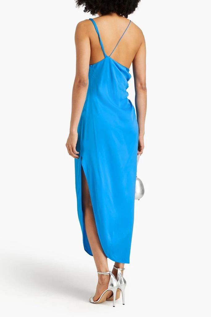 RACHEL GILBERT Xandra draped satin maxi dress 3