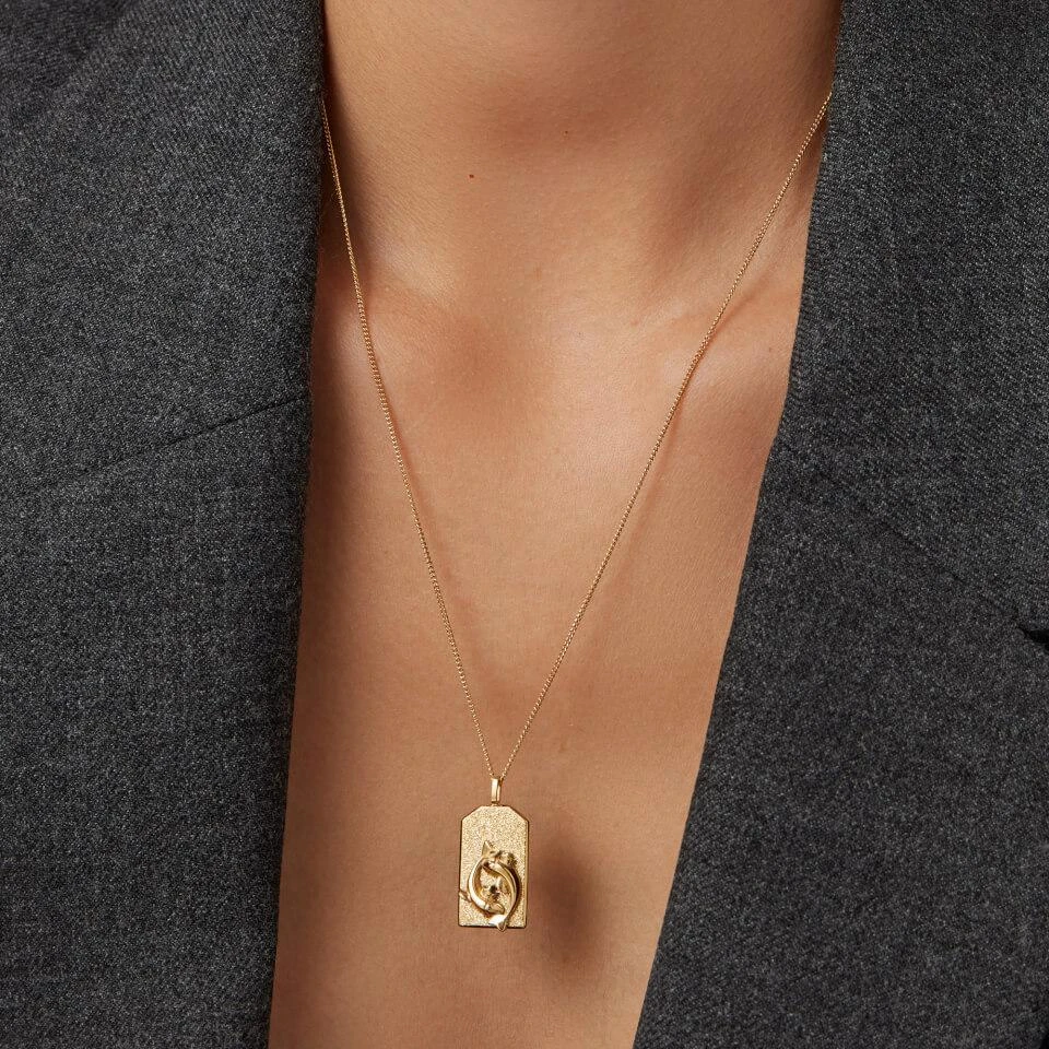 Jenny Bird Jenny Bird Gold-Plated Zodiac Pisces Necklace 2