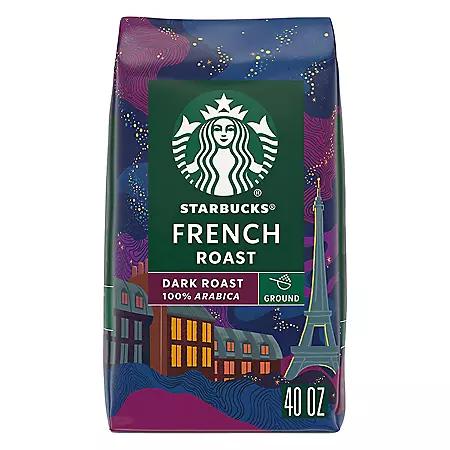 Starbucks Starbucks Dark French Roast Ground Coffee, 40 oz.