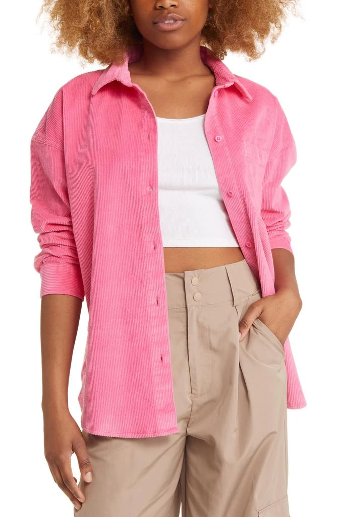 BP. Corduroy Button-Up Shirt 1