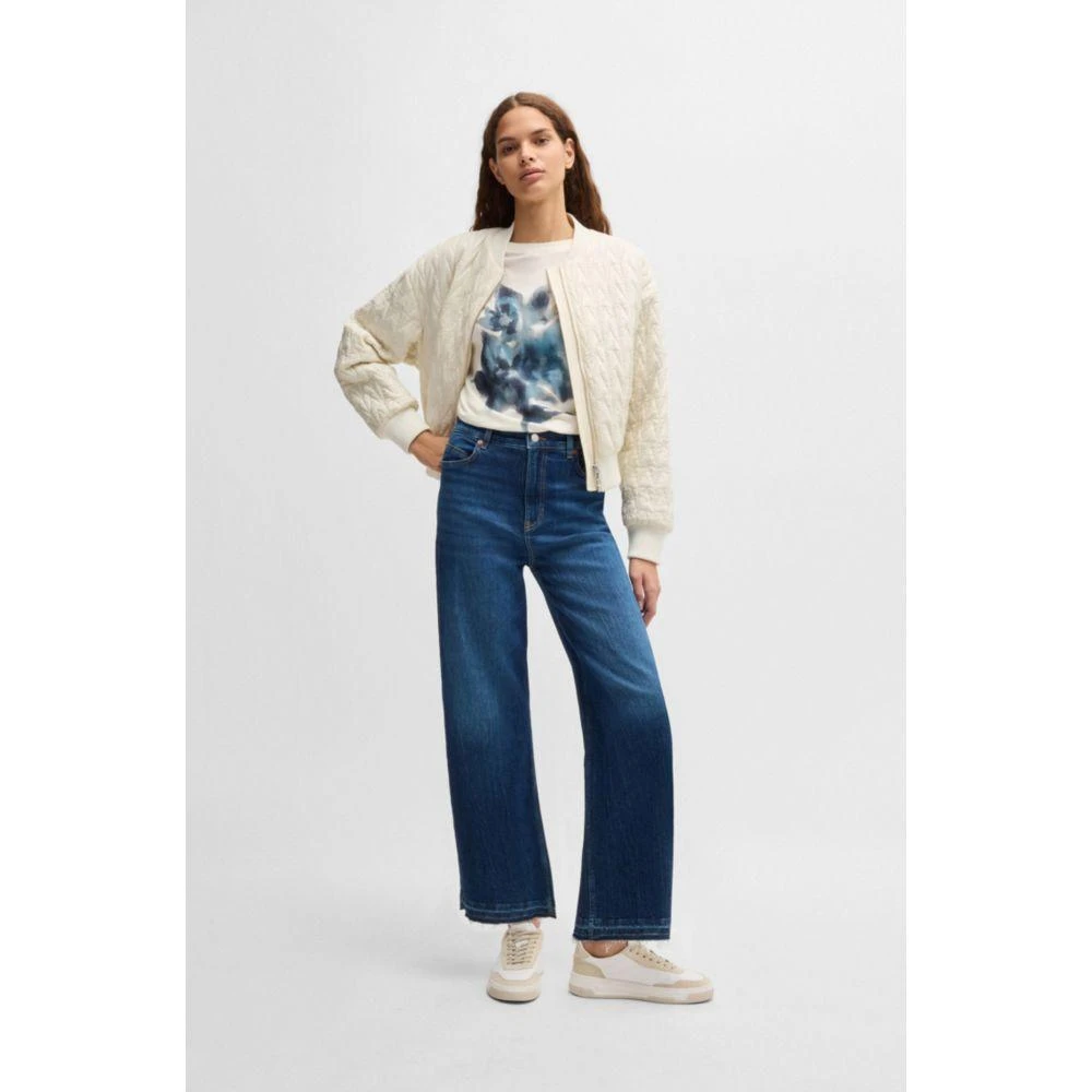 Hugo Boss Cotton-jersey oversize-fit T-shirt with seasonal artwork 2