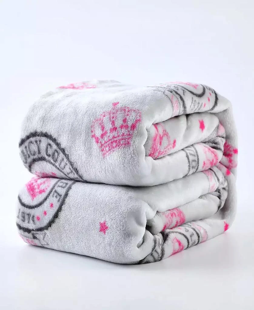 Juicy Couture Plush Throw, 50" x 70" 1