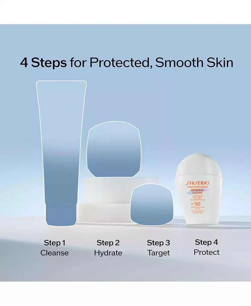 Shiseido Urban Environment Mineral Clear Sunscreen SPF 50 9