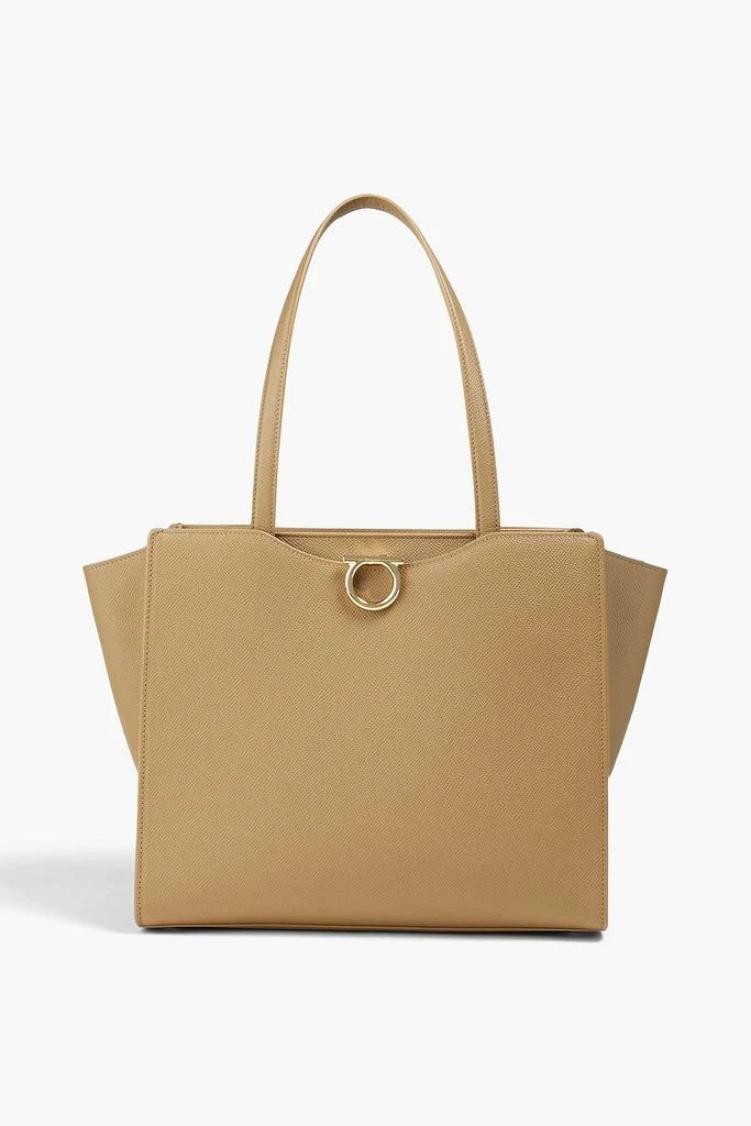 Salvatore Ferragamo Gemini pebbled-leather tote 1