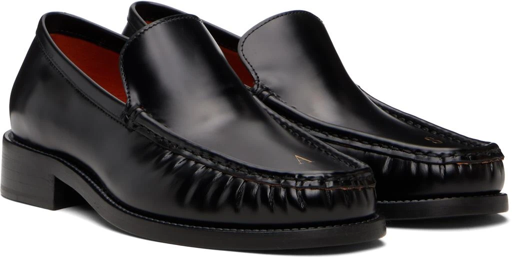 Acne Studios Black Leather Loafers 4