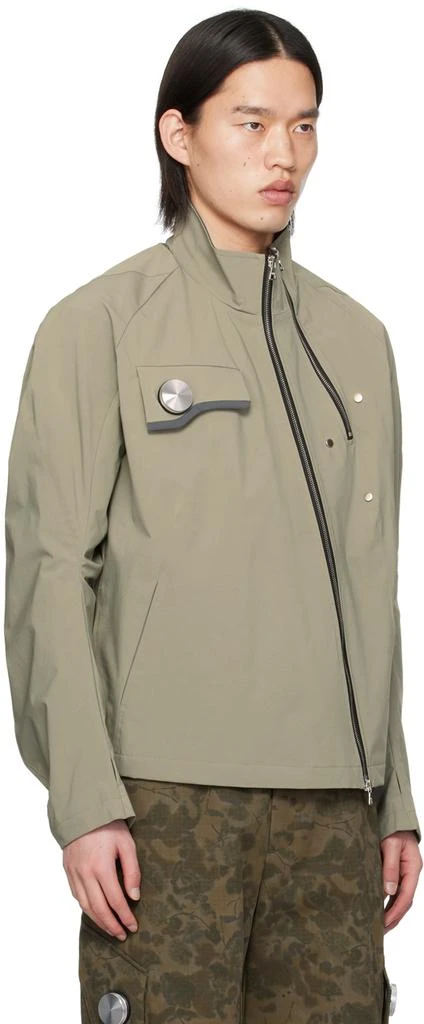 CMMAWEAR Khaki Articulated Sleeve Jacket 2