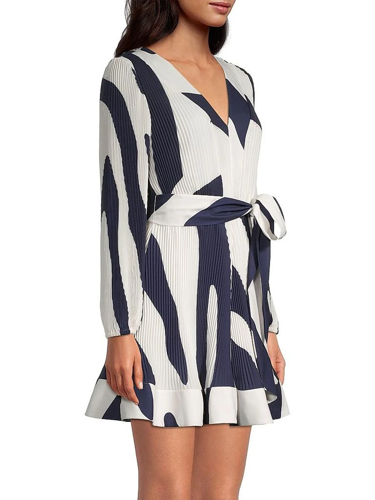 Milly Liv Printed Wrap Dress 4