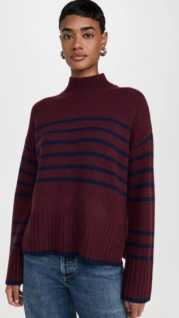 Stateside Striped Mock Neck Sweater 6
