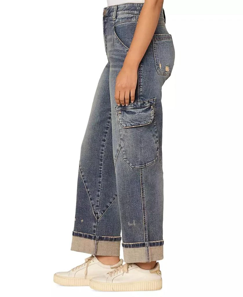 Democracy Women's "Ab"solution Skyrise Straight-Leg Utility Jeans 2