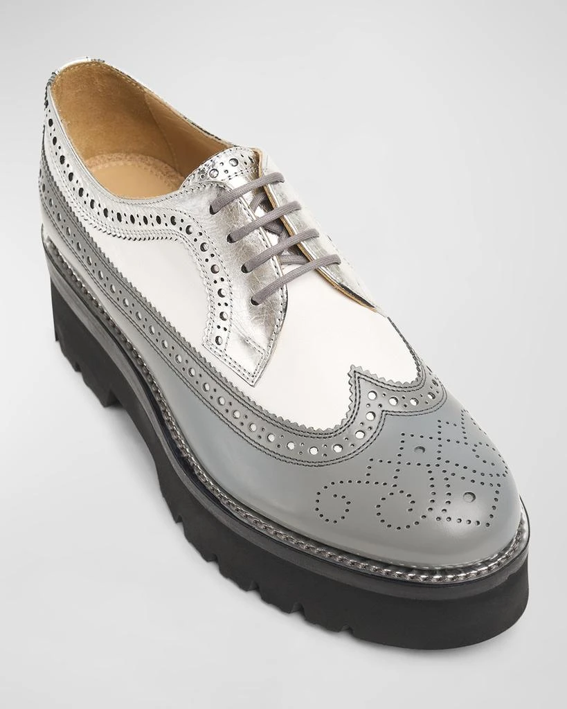 The Office of Angela Scott Miss Lucy Wing-Tip Platform Oxfords 2
