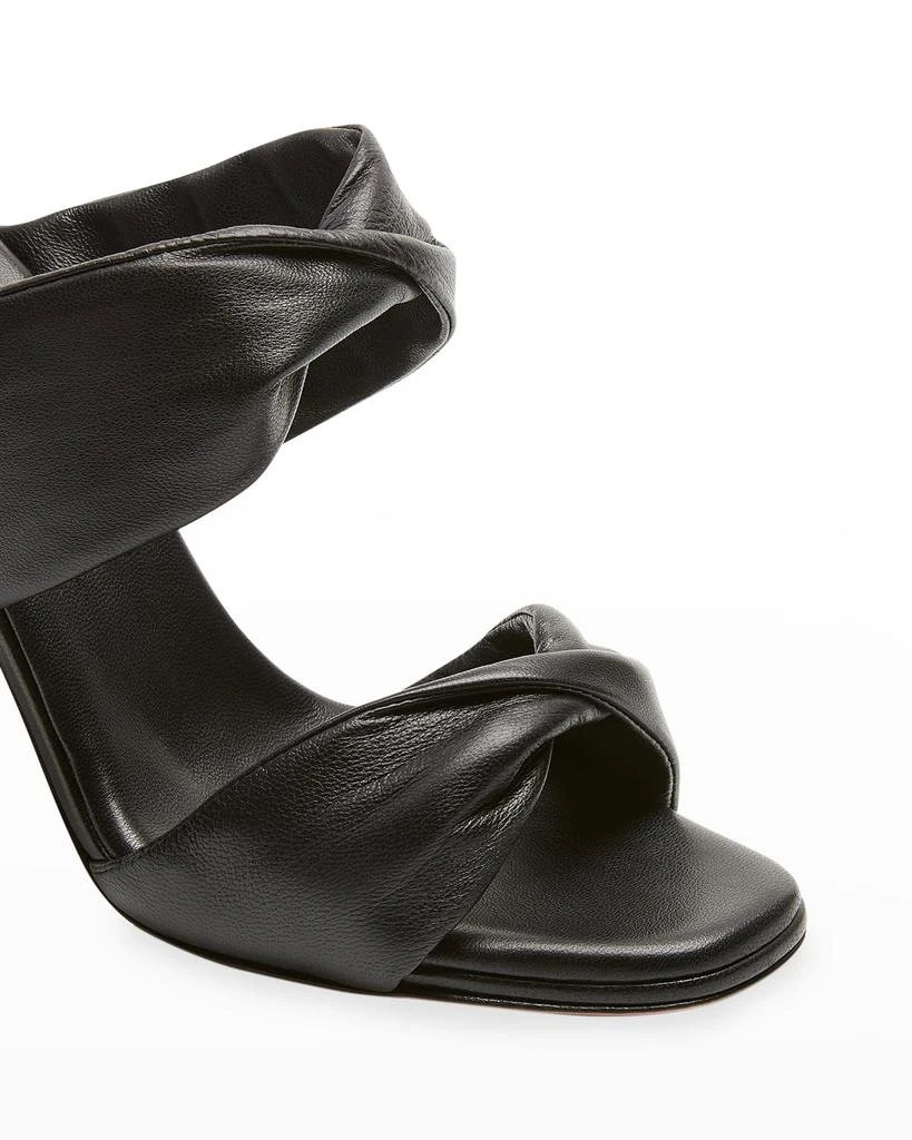 Aquazzura Twist Napa Stiletto Slide Sandals 3