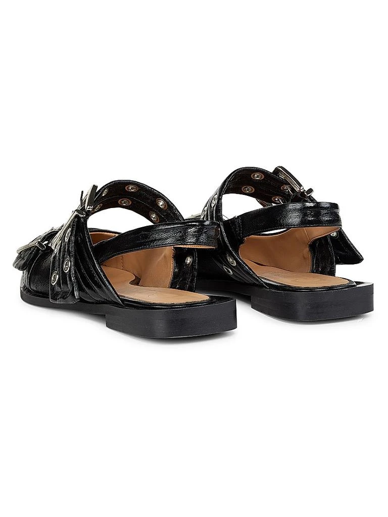 Ganni Buckle Ballerina Flats 3