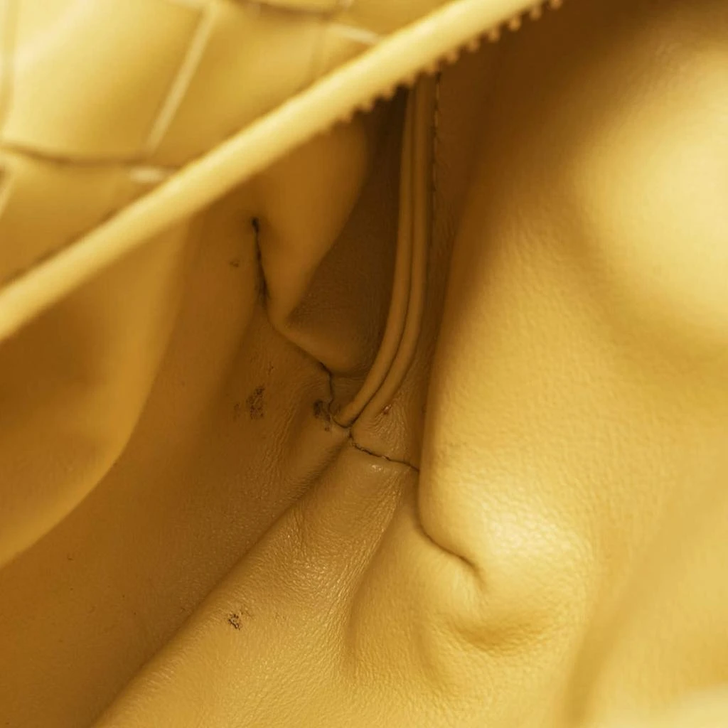 Bottega Veneta Bottega Veneta Yellow Intrecciato Leather Mini BV Jodie Bag 8