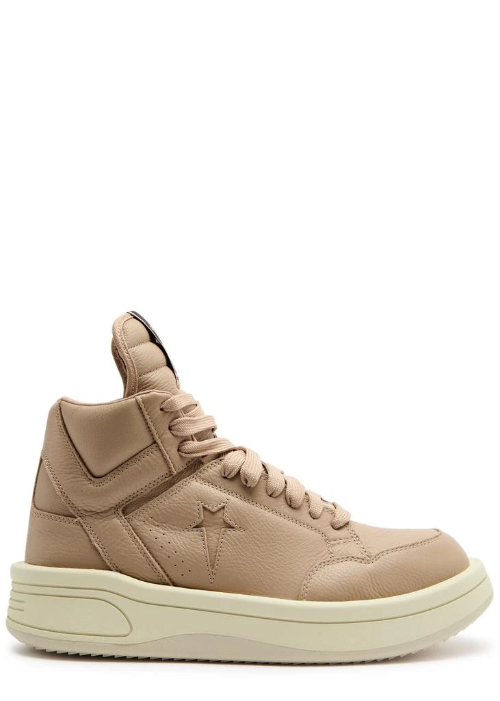 Rick Owens X Converse Turbowpn panelled leather sneakers 1